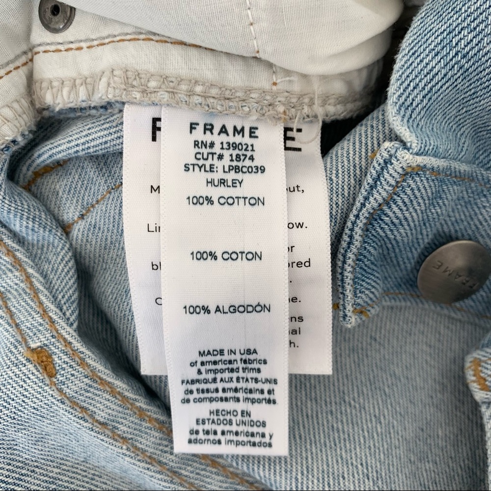 Frame Hurley cropped flare jeans - Picture 3 of 7